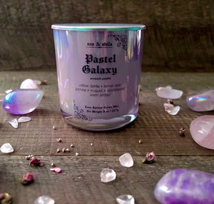 Pastel Galaxy Candle