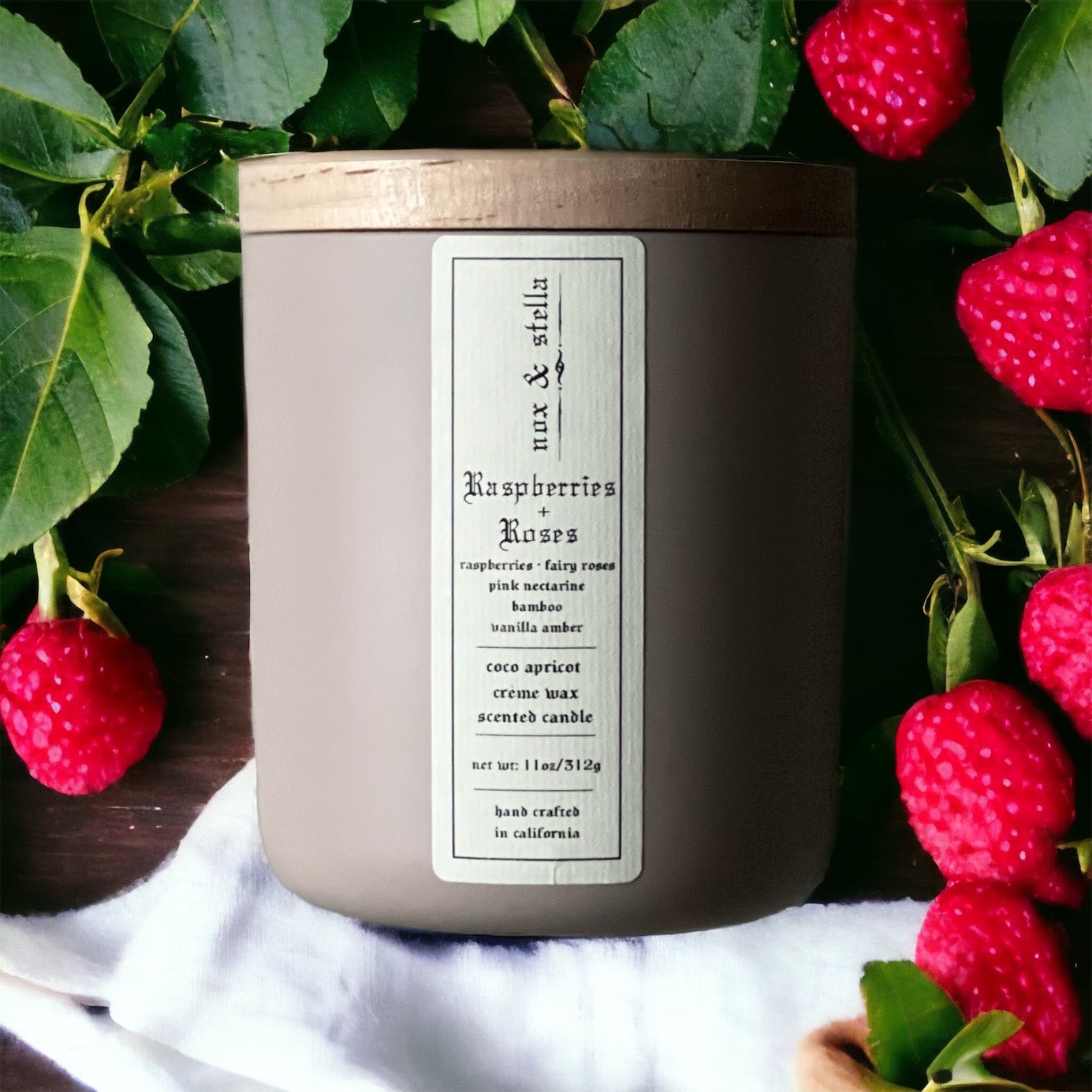 Raspberries + Roses Candle